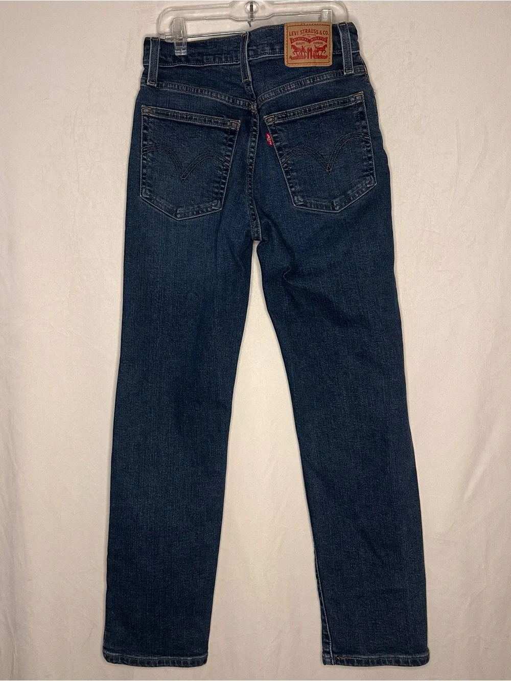 Levi's Denim Wedgie Straight Ankle Streetwear Jeans High rise Button Fly 26x28 - Picture 9 of 15